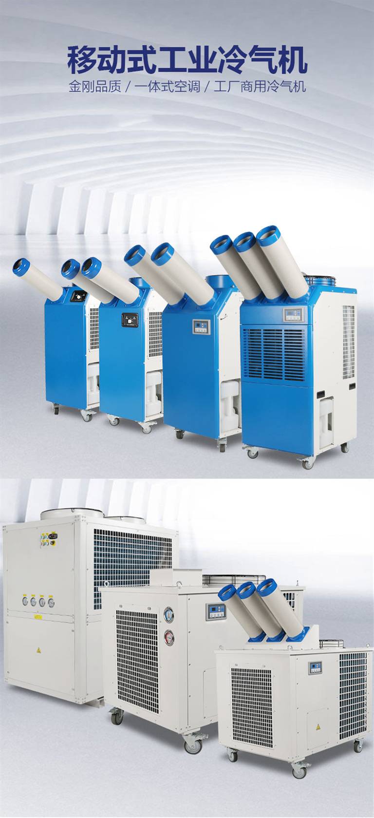 5kW工業冷風機 車間降溫的移動利器與口罩機、超聲波機的理想伴侶